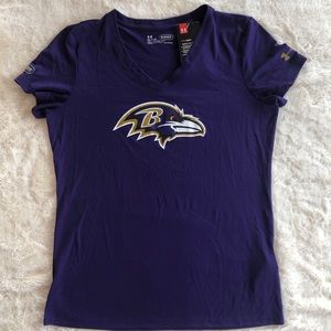 UA Baltimore Ravens Heat Gear loose fit top